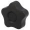 Buton Reglare Negru &Oslash;40mm M8