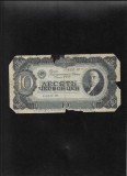 Rar! Rusia URSS 10 cervontsev ruble 1937 seria878137 uzata