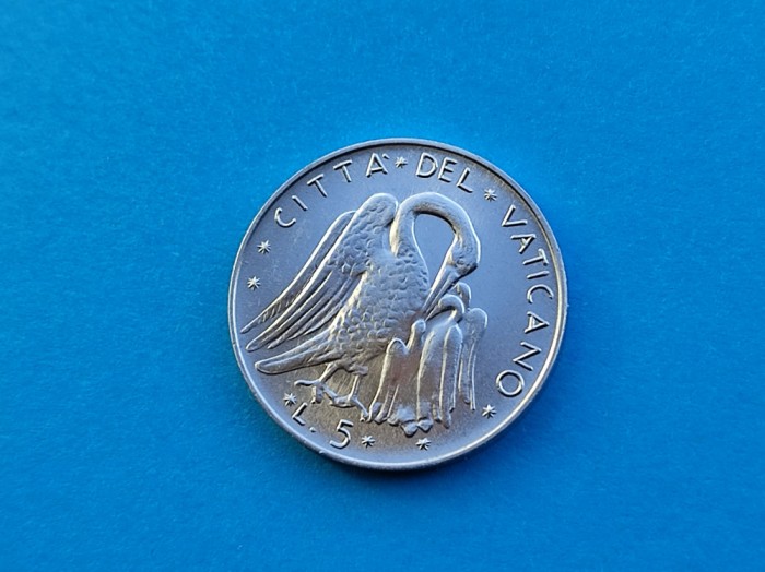 5 Lire 1970 Vatican-UNC-RAR