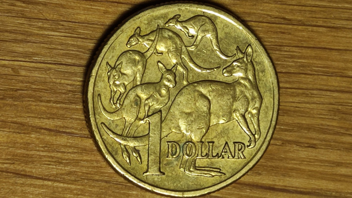 Australia - moneda de colectie exotica - 1 dolar dollar 2006 -canguri- superba !