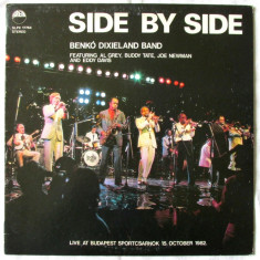 SIDE BY SIDE - BENKO DIXIELAND BAND, Disc vinil LP, 1983