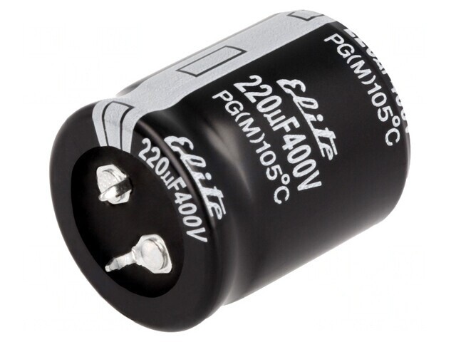 Condensator Electrolitic SNAP-IN 220uF 400V 30x35mm