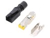 Mufă RJ45 Cat6 ecranat 8p8c &Oslash;4,5-9mm