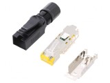 Mufă RJ45 Cat6 ecranat 8p8c &Oslash;4,5-9mm