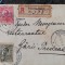 Plic circulat 1911,francat Carol I tipografiate si gravate,stare buna,recomandat