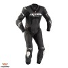 Costum (combinezon) motociclete barbati piele Ixon vara model Jackal MS culoare: negru Negru S