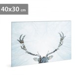 Tablou decorativ LED, cu ren - 40 x 30 cm (1buc.)