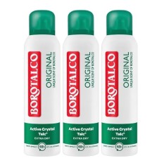 Pachet 3 x Deodorant Spray Borotalco, Original Unique Scent, 150 ml
