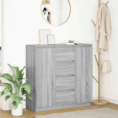 vidaXL Bufetă cu sertare Gri Sonoma 100,5x35x98,5 cm Lemn prelucrat 3328458 foto