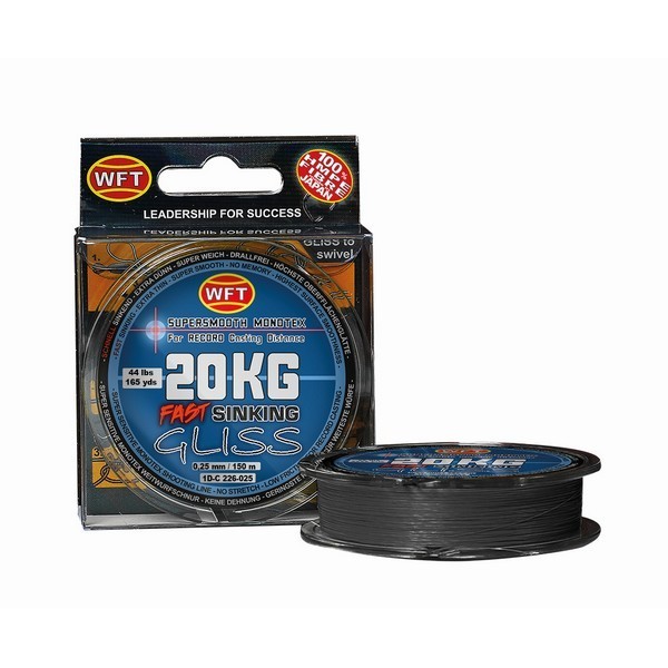 FIR WFT GLISS SINKING BLACK 150M 8KG 0,14 1D-C 226