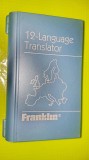 E283-FRANKLYN Translator 12 limbi TG-470 CE- Patent USA-made in China.