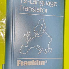 E283-FRANKLYN Translator 12 limbi TG-470 CE- Patent USA-made in China.