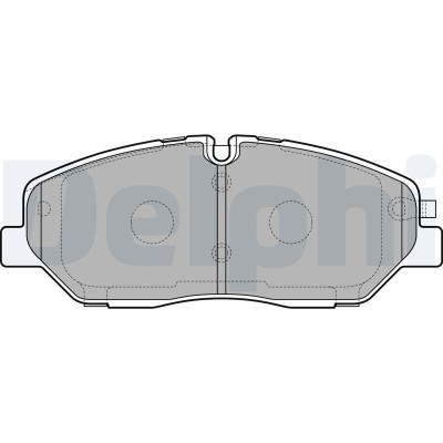 DELPHI LP3293 set placute frana,frana disc foto