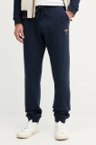 Aeronautica Militare pantaloni de trening culoarea bleumarin, uni, PF0872UF00459