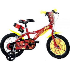 Bicicleta copii 14inch, pentru copii 4-7 ani, flash 614-FH Dino Bikes