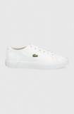 Lacoste ghete de piele Gripshot Bl 21 1 culoarea alb