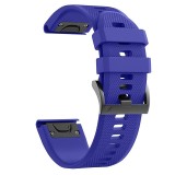 Curea silicon compatibila Garmin Fenix 6X, 26mm, Midnight Blue, Very Dream