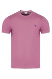 Tricou Barbati U.S. Polo Assn. Mick Roz Bumbac Logo Rotund