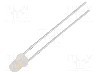 Dioda LED, 3mm, ro&amp;#351;u/alb cald, {{Luminozitate}}, 20mA, 2,1...2,6/3,1...3,6V, OPTOSUPPLY - OSRMP23132A