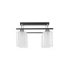Lustra Niege Crom+Negru+Alb 4xE27 60W, Erste