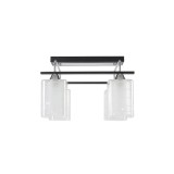 Lustra Niege Crom+Negru+Alb 4xE27 60W