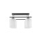 Lustra Niege Crom+Negru+Alb 4xE27 60W