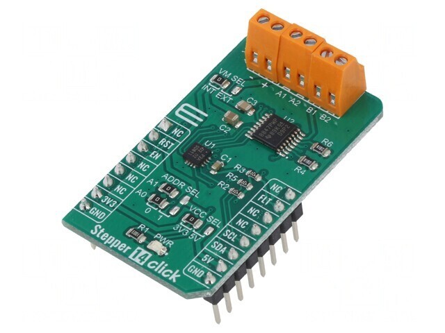 Placă controler motor pas cu pas, Stepper 14 Click