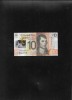 Scotia Clydesdale Bank 10 pounds 2017 seria993713 graffiti