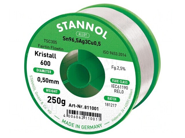 S&acirc;rmă de Lipit Fără Plumb 0,5mm 250g