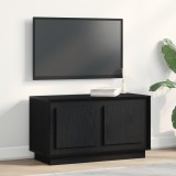 vidaXL Dulap TV, stejar negru, 80x35x45 cm, lemn prelucrat