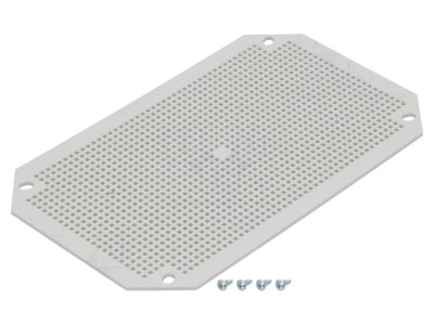 Placă Montare Plastic Perforată foto