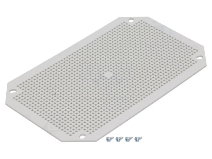 Placă Montare Plastic Perforată