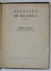 EXERCITII DE MECANICA. STATICA de ERNEST ABASON 1924