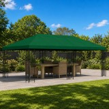 Cumpara ieftin Foisor pentru Gradina 6 x 3 m Verde Poliester si otel 190 gsm