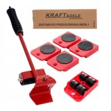 Set ridicare mutare mobila, capacitate 150Kg, 5 piese, Kraft