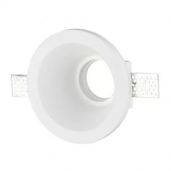 CORP SPOT GU10 DIN GIPS - ALB foto