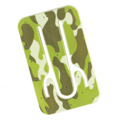 Suport telefon flexibil Camuflaj, TG by AleXer, 8190139, verde, plastic, metal, saculet si laveta incluse foto