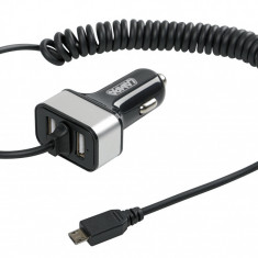 Incarcator rapid micro USB plus 2 porturi USB 5800mA 12/24V Garage AutoRide