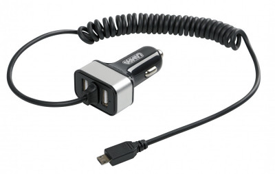 Incarcator rapid micro USB plus 2 porturi USB 5800mA 12/24V Garage AutoRide foto