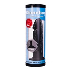 Cloneboy - Set clonare penis, dildo cu ventuză, negru, 20 cm