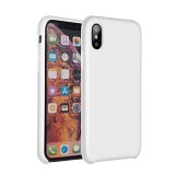 Cumpara ieftin Husa Silicon Alb Antisoc MyStyle pentru Apple iPhone X - Rezistenta la Socuri, Praf si Zgarieturi