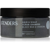 STENDERS Black Mud &amp; Charcoal exfoliant de curățare pentru par si scalp 300 g