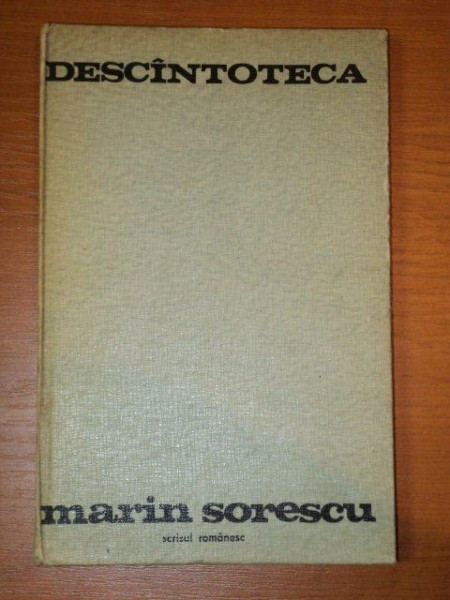 DESCINTOTECA-MARIN SORESCU,1976