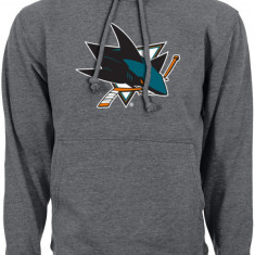 San Jose Sharks hanorac de bărbați cu glugă grey Core Logo Hood - XL