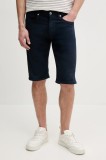 Pepe Jeans pantaloni scurti SLIM GYMDIGO SHORT barbati, culoarea albastru marin, PM801075YH6