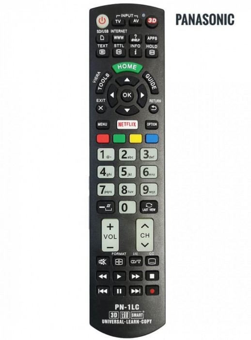 Telecomanda universala TV LCD LED Panasonic - model AK1