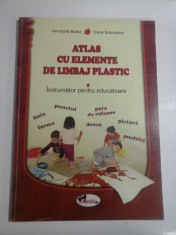 ATLAS CU ELEMENTE DE LIMBAJ PLASTIC Indrumator pentru educatoare - Georgeta Botez * Dana Solovastru foto