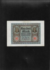 Germania 100 marci mark 1920 seria2089028 foto