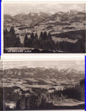 Ilustrata Germania-Oberstdorf- Alpi-triptic, Necirculata, Printata