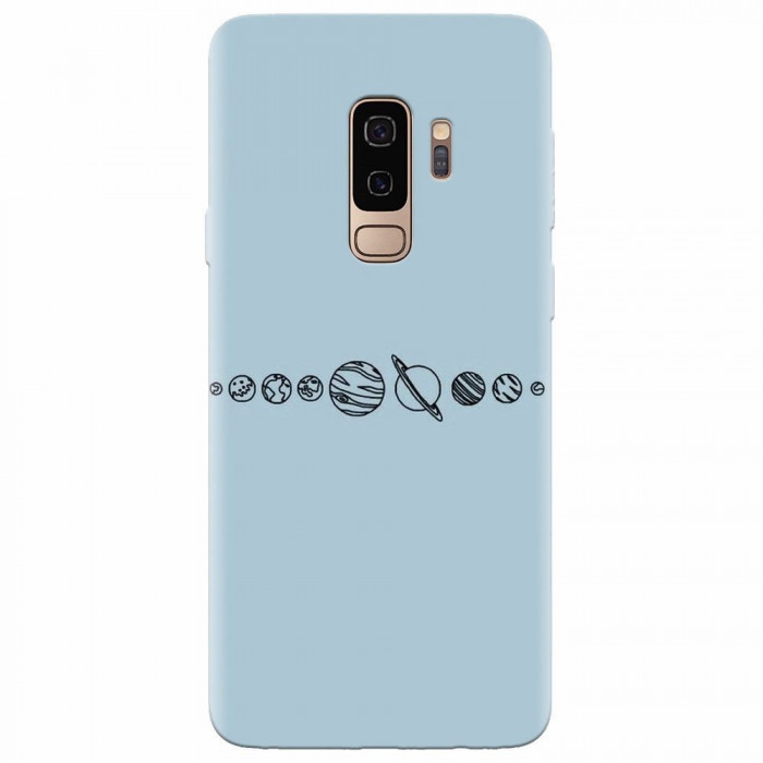 Husa silicon pentru Samsung S9 Plus, Planets